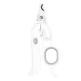 Putybudy Katze Nagelknipser, Pet Nail Clippers mit LED-Licht Professional, Pet Trimmer Animal Claws Schere für Hund Katze Kaninchen Meerschweinchen Sicherheit Schneidnäg