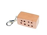 Miniblings Backstein Stein Ziegelstein Charm Mauer Steine Haus - Handmade Modeschmuck I Kettenanhänger versilbert - Bettelanhänger Bettelarmband - Anhänger für Armb