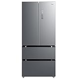 Midea MDRF713FGE02 Kühl-/Gefrierkombination French Door, 189,8cm Höhe, 83,3cm Breit, 314 kWh/Jahr, NoFrost, Digi-Fresh Box, Inverter Technologie,