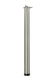durante® Tischbein Edelstahl Optik H 870 mm Ø 60 mm Tischfuß höhenverstellbar inkl. Befestigung