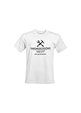 FLYERALARM - T-Shirt - Handwerkerkönig - Tshirt Herren und Männer T Shirts - Geschenk Geburtstag weiß XL