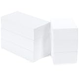 Belle Vous Polystyrol Platte Styrene Platten zum Basteln (6er Pack) - 20 x 10 x 5 cm - Rechteckige Polystyrol-Plastik Platten zum Modellieren, für Schulprojekte, Blumenarrangements und DIY