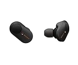 Sony WF-1000XM3 vollkommen kabellose Bluetooth Kopfhörer / Earbuds mit aktiver Geräuschunterdrückung zum Telefonieren u. Musikhören, Amazon Alexa - incl. Ladecase für mehr Akku, Schw