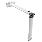 Abnehmbares Tischbein, große Kontaktfläche, Aluminiumlegierung, zusammenklappbar, sicherer Stand, Wohnmobil-Tischhalterung, 730 mm, für Wohnmobil, Wohnwag