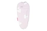 Puckababy - Baby-Pucksack 0-3 Monate - Piep - Ganzjahres Pucktuch - 0.5 TOG - Baumwolle - Tender Hearts/R