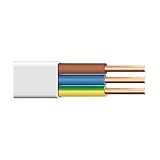 Flach Feuchtraumkabel Leitung Installationsleitung YDY NYM-J 3x1,5 mm² (5m) 1,50€/