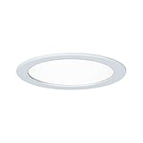 Paulmann 92060 Einbaupanel LED rund Deckenleuchte 18W Licht 4000K Neutralweiß LED Panel Weiß IP44 spritzwassergeschützt inklusive L