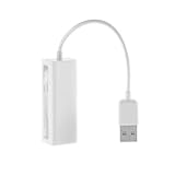 Somerway USB2.0-Stecker Auf RJ45-Ethernet-LAN-Netzwerkadapter-Dongle 10/100 Mbit/s USB-Ethernet-Konverter Für Notebook Weiß