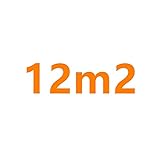 MING-MCZ beheizte Bodenmatte 10. 0W / M2. Infrarot Heizung Warme Fußbodenheizung Kabelbodenheizsysteme Teile Wärmemattenthermostat (Color : 12m2)