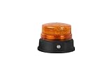 1x LED Rundumleuchte 12V mit Magnet Warnleuchte Rundumlicht Rundumkennleuchte Magnetbefestigung E9 Prüfzeichen IP67 24W USB Neu OVP Hochwertig