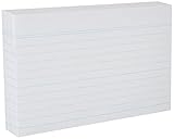 Herlitz 1150606 Karteikarte A6 liniert 100 Stück, weiß