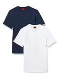 HUGO Herren RN 2er Pack T-Shirt, Open Blue462, L