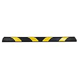 UvV-Flex ParkSTOP Fahrzeugstopper Parkplatzbegrenzer in verschiedenen Längen schwarz/gelb 60-110 - 190cm aus hartem PPC - Einparkhilfe Garage/Carport/Parkplatz (Polyurethan, 1900 mm)