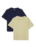 Levi's Big and Tall Mens Big Tee T-Shirt, 2 Pack Slim Crew Tea/Peacoat, 5XL