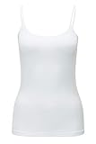 ONLY Damen Onllive Love New Strap Singlet NOOS Top, Weiß (White), 38 (Herstellergröße:M)