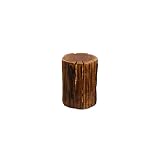 Säulenlicht im Freien. Imitation Tree Stump Lampe Kreative Landschaft Beleuchtung Park Garten Hinterhof Pfad Rasen Pfosten Säulen Laterne Light Village Harz Gras Freilampe E27 Wasserdicht IP54