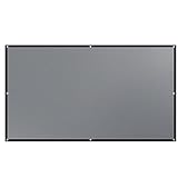 SMDMM Faltbarer Projektorvorhang, Polyester, weich, einfacher Vorhang, faltbar, Filmvorhang, Projektor, Zuhause, Outdoor, Lichtschutzvorhang (Größe : 152,4 cm)