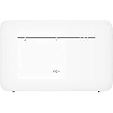 HUAWEI B535-333 Router 4G + LTE LTE-A Kategorie 7 Gigabit WiFi AC 2X SMA für Externe Antenne 4 Ports RJ45 Slot NanoSIM Box 4G, weiß