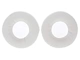 Ersatz Ohrpolster kompatibel mit Sony MDR V55, V500 BR/DJ Kopfhörer | Weiß
