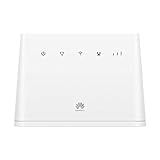 Huawei B311 4G LTE Router 2 (Cat.4, 4G LTE bis zu 150 Mbit/s(Download), 50 Mbit/s(Upload), WiFi 300Mbps, 1x Gigabit LAN, 1x TEL) Weiß