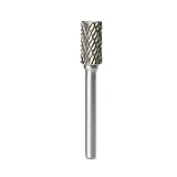 JIYAMI'EN EL Fräswerkzeuge 6mm Schaft-Hartmetall Doppelschnitt Rotationsgraten Power Tools Zubehör Rotary Werkzeuge Endfräser (Color : 1pc F Type)