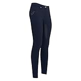 HV Polo Reithose HVPJadore Full Grip mit Strass (36, Navy, Numeric_36)