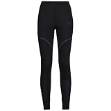 Odlo Damen ACTIVE X-WARM ECO Baselayer Leggings, Black, M