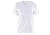 Blaklader 33601165 T-SHIRT V-HALS, Weiß, grootte S