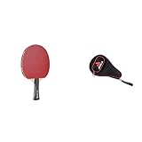 JOOLA Tischtennisschläger Spider mit ITTF zugelassenen 2,00 MM Infinity Belägen - Profi Tischtennis-Schläger & Unisex – Erwachsene Schlägerhülle-80502 Schlägerhülle, RED, One S