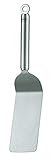 RÖSLE Sandwich-Palette gekröpft, Hochwertiger Edelstahlwender mit Rundgriff und Aufhängeöse, Edelstahl 18/10, 32 cm, Silb