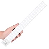 BLS T60 LED-Schranklicht, Unterschrankbeleuchtung, große 2400 mAh LED-Leuchten wiederaufladbar, batteriebetrieben, zum Aufkleben, batteriebetrieben, 120 Tage L