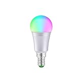 LED WiFi Smart Glühbirne ，9W Farbwechselbirnen ，Dimmbare E27 Multicolor App & Sprachsteuerungsbirne ，Kompatibel mit Alexa ，Google Home. Die Glühb