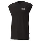 Puma Herren ESS Sleeveless Tee T-Shirt, Black, L