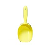 Haoooanmsc Katzenklo Schaufel, Katze Wurf-Scoop, Feste Farbe Katze Wurfschaufeln für Haustiere, Hundefutterschaufel 2 3CM Katzenstreuer soop (Color : Yellow)