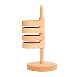 MTFBQ Schmucktabletts 4 Tier Holz Display, Schmuckzubehör Ständer Schmuck Armband Halter Armreif Uhr Halskette Aufbewahrung Schmuckhalter Ständer Display Organizer (Size : Style2)