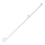 Moderne Handlauf for Treppen Weiß, Indoor- und Outdoor-Treppengeländer Treppengeländer Geländer aus Schmiedeeisen Hand Rail Support Kit, Ältere Kinder Sicherheits-Treppenschienen, 30-300
