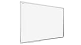 ALLboards Magnetisches Whiteboard 120x80cm Magnettafel mit Aluminiumrahmen und Stifteablage, Weiß Magnetisch Tafel, Trocken Abwischbar, Wiederbeschreibbar Weiß