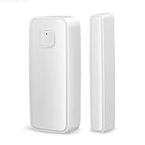 Moanyt Intelligenter Fenstertürmagnet-Sensordetektor Kompatibel mit Alexa Google Home, die vom Telefon iPhone-Tablet für Einbruch-Alarmsystem gesteuert Wird (ohne Batterie)