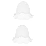 PETSOLA 2 Stück Milchglas Deckenleuchte Pendelleuchte Schirme W