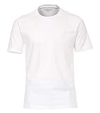 CASAMODA Herren T-Shirt Halbarm Doppelpack 092500 Besonders pflegeleicht Weiß - Uni (000), L