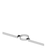 H&M New Line Edelstahlschornstein Schornstein Einzelteil Zubehör Sparrenhalter Ø150mm Innendurchmesser 25mm Isolierung 0,5mm Materialstärke zur Fixierung zwischen Dachsp