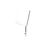 Selfsat Camp 58 Sat Flachantenne mit Kurbelmast | 1 Teilnehmer, HDTV, 4K, weiß, 517 x 517 x 70