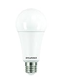 SYLVANIA LED-Lampe, E27 Sockel, 2452 Lumen, Homelight (2700 Kelvin), 17.5 Watt Leistung, 15000h Lebensdauer, 67mm Durchmesser, 143mm Länge, Weißer Birnen Kolben, 1er Pack