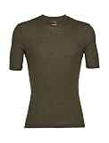 icebreaker Merino Herren 175 Everyday Cold Weather Base Layer Thermal Short Sleeve Crewneck T-Shirt, Loden Green, S