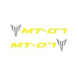 Protection Réservoir Motorrad Universal Emblem Reflektierende Aufkleber Abziehbilder für Yamaha MT-07 2 *Stücke (Color : 4)