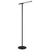 Briloner Leuchten - LED Stehleuchte, Stehlampe, inkl. Wandleuchte, dimmbar, Farbtemperatursteuerung, 2,3 Watt, 300 Lumen, Schwarz, 240x240x1305mm (LxBxH), 1384-015