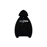 High Street Kapuzenpullover mit Kapuze, lässiger Mantel, Schutzengel, Jacke, Buchstabendruck, Pullover für Herren und Damen, Grau, farbe, XL