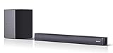 SHARP HT-SBW182, 2.1 Slim Soundbar System mit kabellosem Subwoofer (HDMI ARC/CEC, Bluetooth, AUX, 74 cm) schw