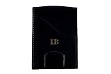 Ladderback Kalbsleder Minimalistisch Slim Fronttasche Wallet Gavin 2.0 Gr. Small, Schw