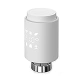 ERDAYE Smart Heizkörper Thermostat, ZigBee 3,0 Smart Heizkörper Ventil Stimme und Fernbedienung Heizkörper Ventil, Programmierbare T